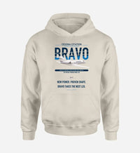 Thumbnail for Cessna Citation Bravo design on khaki double-side hoodie, single-side print
