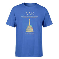 Thumbnail for Rabah Bitat Airport (AAE) T-Shirt single-side front print in Blue | rabah-bitat-airport-aae-double-side-t-shirt