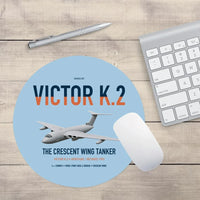 Thumbnail for Handley Page Victor K.2 design on light blue round mouse pad