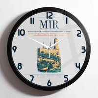 Thumbnail for Monastir Habib Bourguiba International Airport (MIR) design on light gray framed wall clock