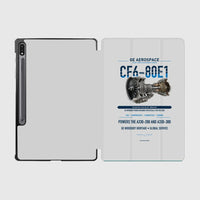 Thumbnail for CF6-80E1 design on light gray samsung tablet tablet case