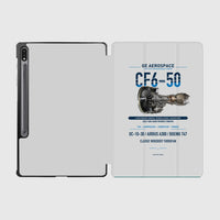 Thumbnail for CF6-50 design on light gray samsung tablet tablet case