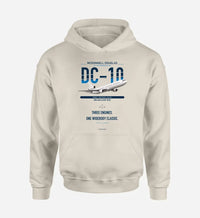 Thumbnail for McDonnell Douglas DC-10 design on khaki double-side hoodie, single-side print
