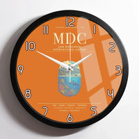 Thumbnail for Sam Ratulangi International Airport Manado MDC Wall-Clock Framed - Orange
