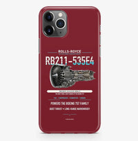 Thumbnail for RB211-535E4 Case ProMax design on dark red iphone case promax
