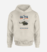 Thumbnail for Airbus UH-72A Lakota design on khaki double-side hoodie, single-side print