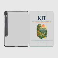 Thumbnail for Kertajati International Airport (KJT) design on light gray samsung tablet tablet case