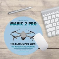 Thumbnail for DJI Mavic 2 Pro design on light blue round mouse pad