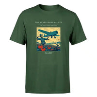 Thumbnail for VINTAGE G4396 - The Scarecrow Salute - Premium T-Shirt design on darkgreen premium t shirt