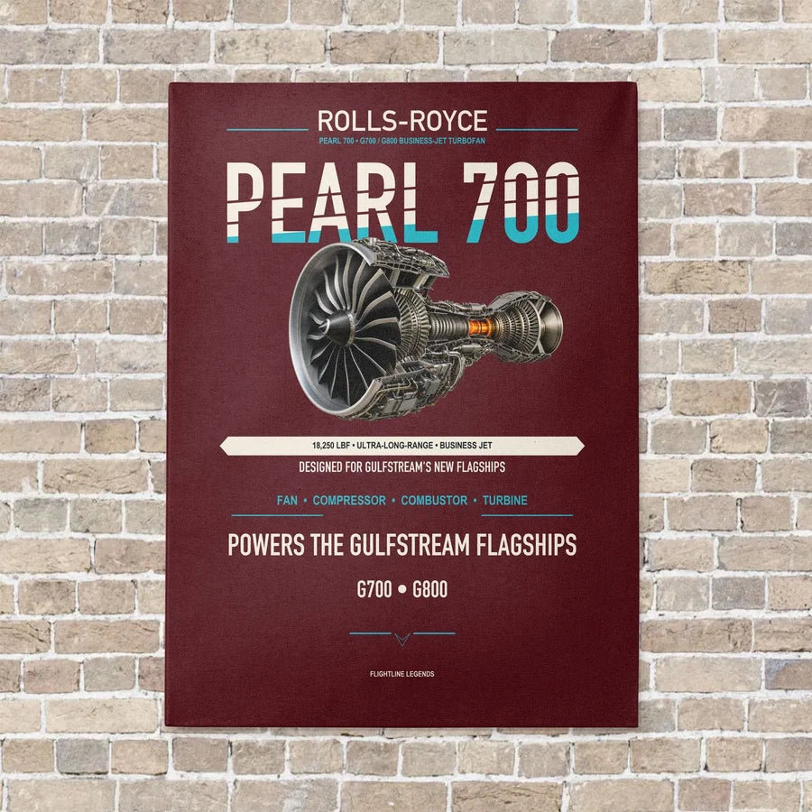 PEARL 700 vertical canvas print - no frame - dark red background