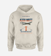 Thumbnail for Airbus A330 MRTT design on khaki double-side hoodie, single-side print