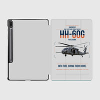 Thumbnail for Sikorsky HH-60G Pave Hawk design on light gray samsung tablet tablet case