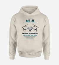 Thumbnail for DJI Air 2S design on khaki hoodie single side
