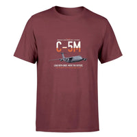 Thumbnail for C-5M Super Galaxy design on dark red double-side t-shirt, single-side print