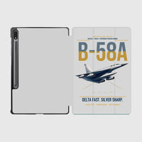 Thumbnail for B-58A Hustler design on light gray samsung tablet tablet case