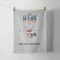 Thumbnail for Airbus H145 D3 design on light gray towel