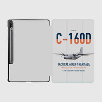 Thumbnail for Transall C-160D design on light gray samsung tablet tablet case