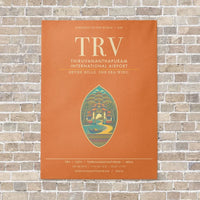 Thumbnail for Thiruvananthapuram International Airport TRV - Canvas Framed - Orange