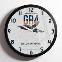 Thumbnail for Panavia Tornado GR4 design on light gray framed wall clock