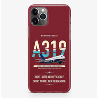 Thumbnail for Airbus A319neo Case ProMax design on dark red iphone case promax