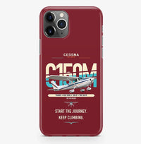 Thumbnail for Cessna 150M design on dark red magsafe iphone case, for iPhone Pro Max