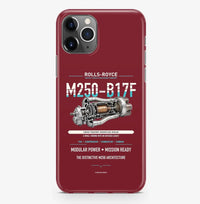 Thumbnail for M250-B17F Case ProMax design on dark red iphone case promax