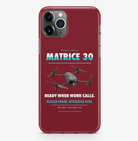 Thumbnail for DJI Matrice 30 Case ProMax design on dark red iphone case promax
