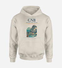 Thumbnail for Grenoble-Isère Airport (GNB) design on khaki hoodie single-side print