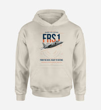 Thumbnail for British Aerospace Sea Harrier FRS.1 design on khaki double-side hoodie, single-side print