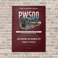 Thumbnail for PW500 vertical canvas print - no frame - dark red background
