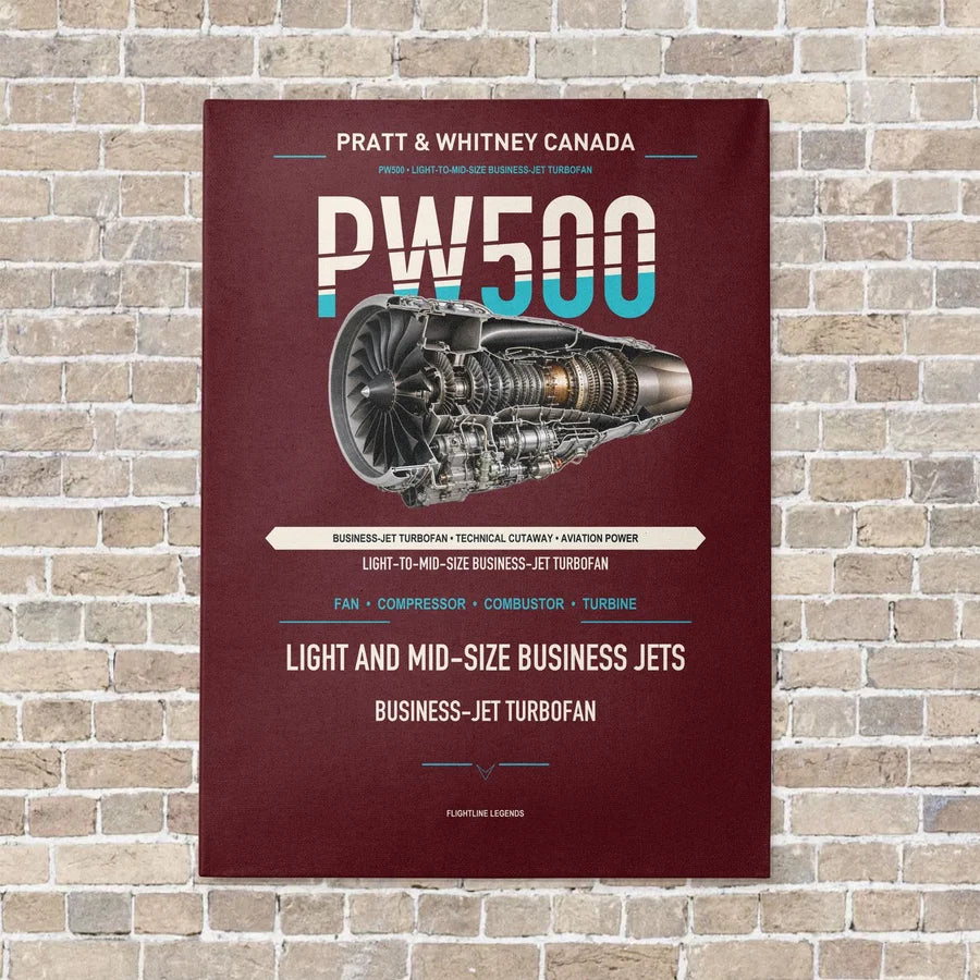 PW500 vertical canvas print - no frame - dark red background