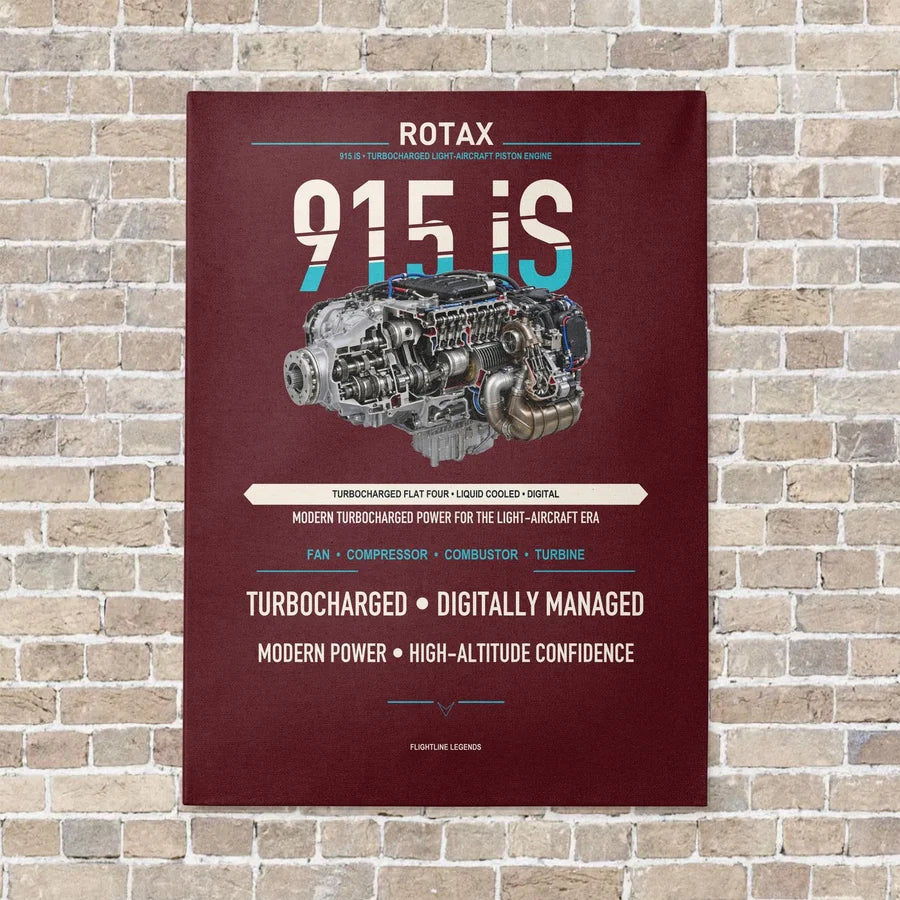 915 iS vertical canvas print - no frame - dark red background