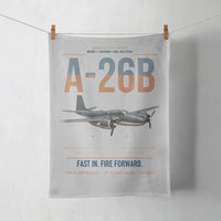 Thumbnail for A-26B Invader design on light gray towel
