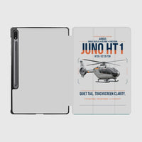Thumbnail for Airbus H135 Juno HT1 design on light gray samsung tablet tablet case