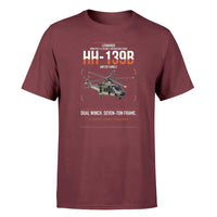 Thumbnail for Leonardo HH-139B design on dark red t-shirt, single-side print