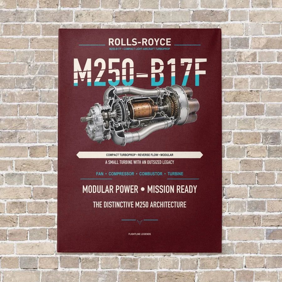 M250-B17F vertical canvas print - no frame - dark red background