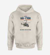 Thumbnail for Leonardo HH-139B design on khaki double-side hoodie, single-side print