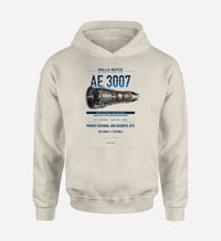Thumbnail for AE 3007 design on khaki hoodie single side