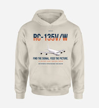 Thumbnail for RC-135V W Rivet Joint design on khaki double-side hoodie, single-side print