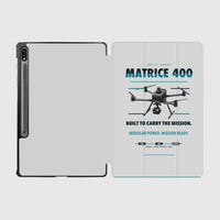 Thumbnail for DJI Matrice 400 design on light gray samsung tablet tablet case