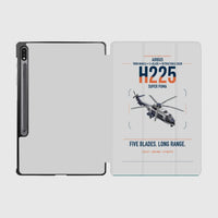 Thumbnail for Airbus H225 design on light gray samsung tablet tablet case