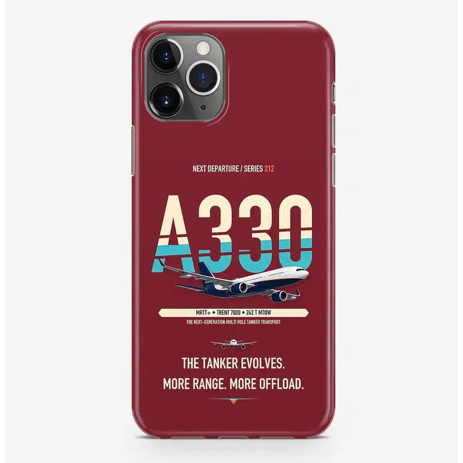 Airbus A330 MRTT+ Case ProMax design on dark red iphone case promax