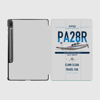 Thumbnail for Piper PA-28R Arrow III design on light gray samsung tablet tablet case