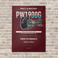 Thumbnail for PW1900G vertical canvas print - no frame - dark red background