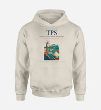 Thumbnail for Vincenzo Florio Airport Trapani-Birgi (TPS) design on khaki hoodie single-side print
