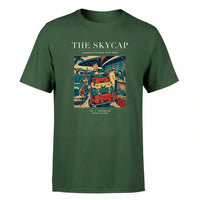 Thumbnail for VINTAGE G4101 - The Skycap - Premium T-Shirt design on darkgreen premium t shirt
