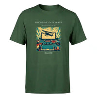 Thumbnail for VINTAGE G4397 - The Drive-In Flypast - Premium T-Shirt design on darkgreen premium t shirt