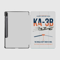 Thumbnail for KA-3B Skywarrior design on light gray samsung tablet tablet case