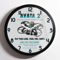 Thumbnail for DJI Avata 2 design on light gray framed wall clock