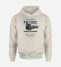 Thumbnail for PW1500G design on khaki hoodie single side